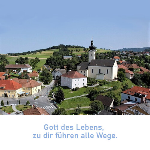 Oberndorf mit Kirche